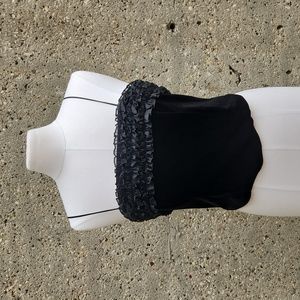 vintage 90s black velvet bustier